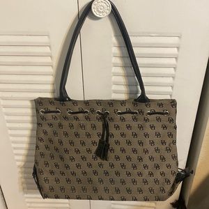 Used large grey Dooney & Bourke